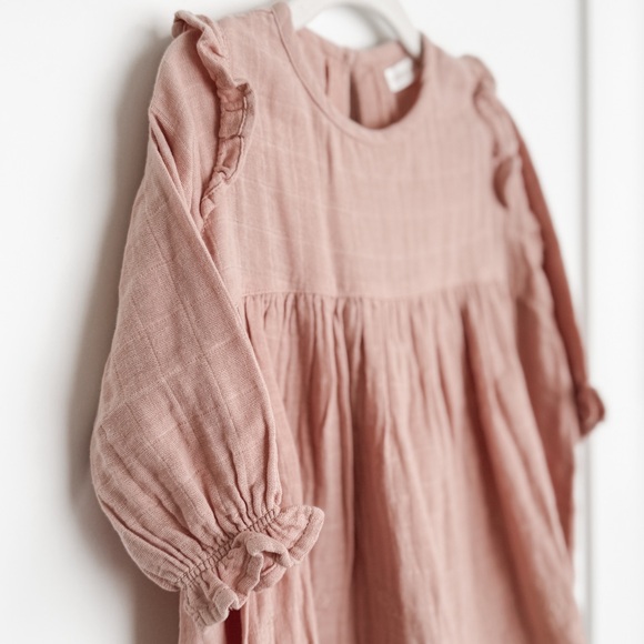 Jamie Kay Cotton Frankie Dress in Prairie Rose (1Y) - Picture 4 of 11